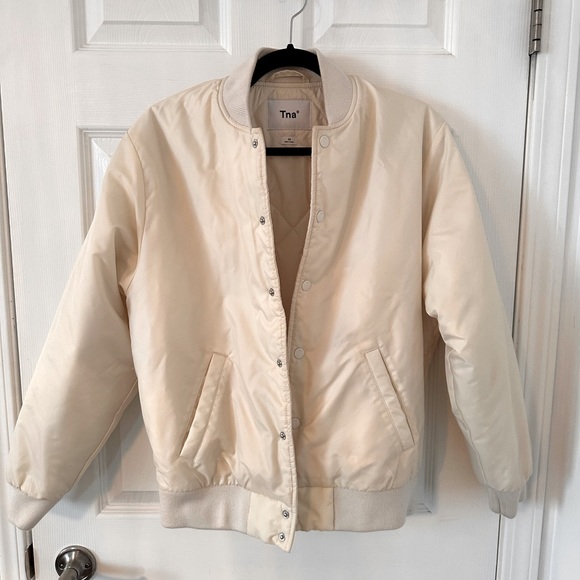 ARITZIA | TNA Stadium Jacket - Whisper White - Picture 2 of 3